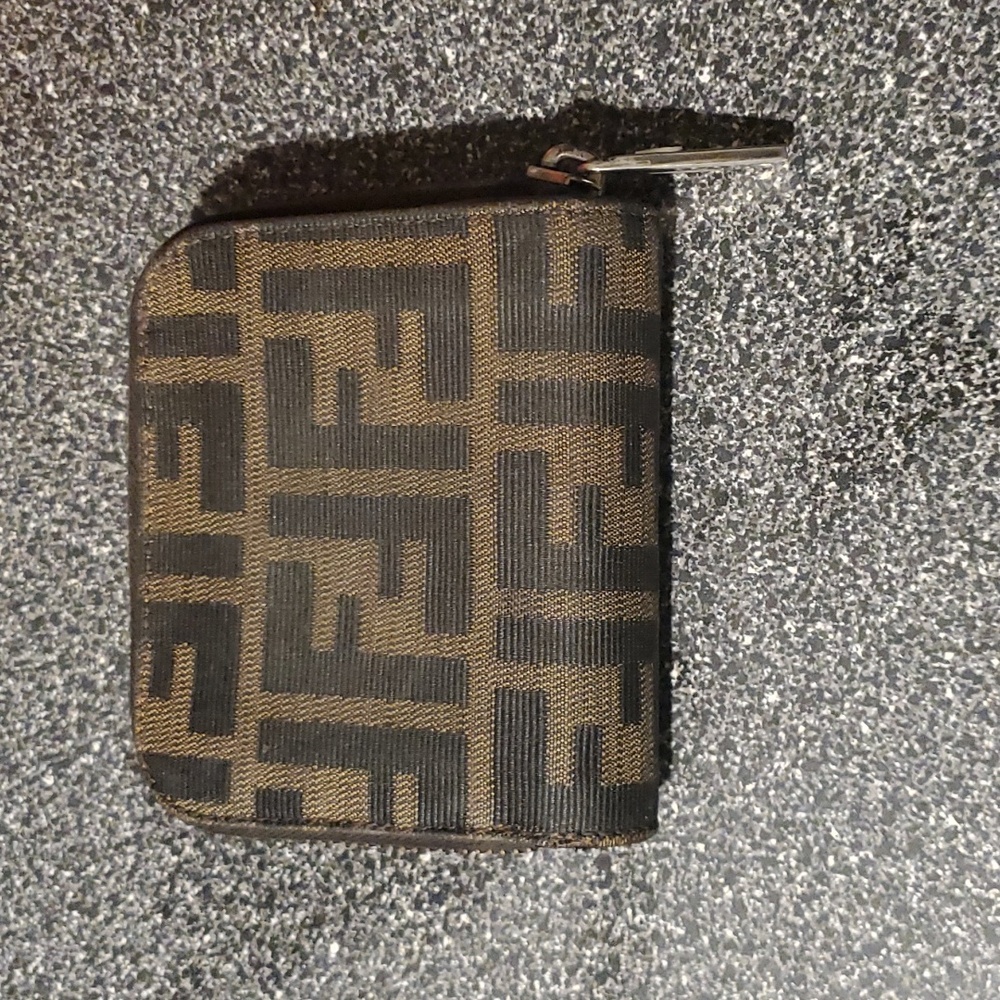 Fendi Zucca Monogram Compact Zippy Wallet - Picture 2 of 15